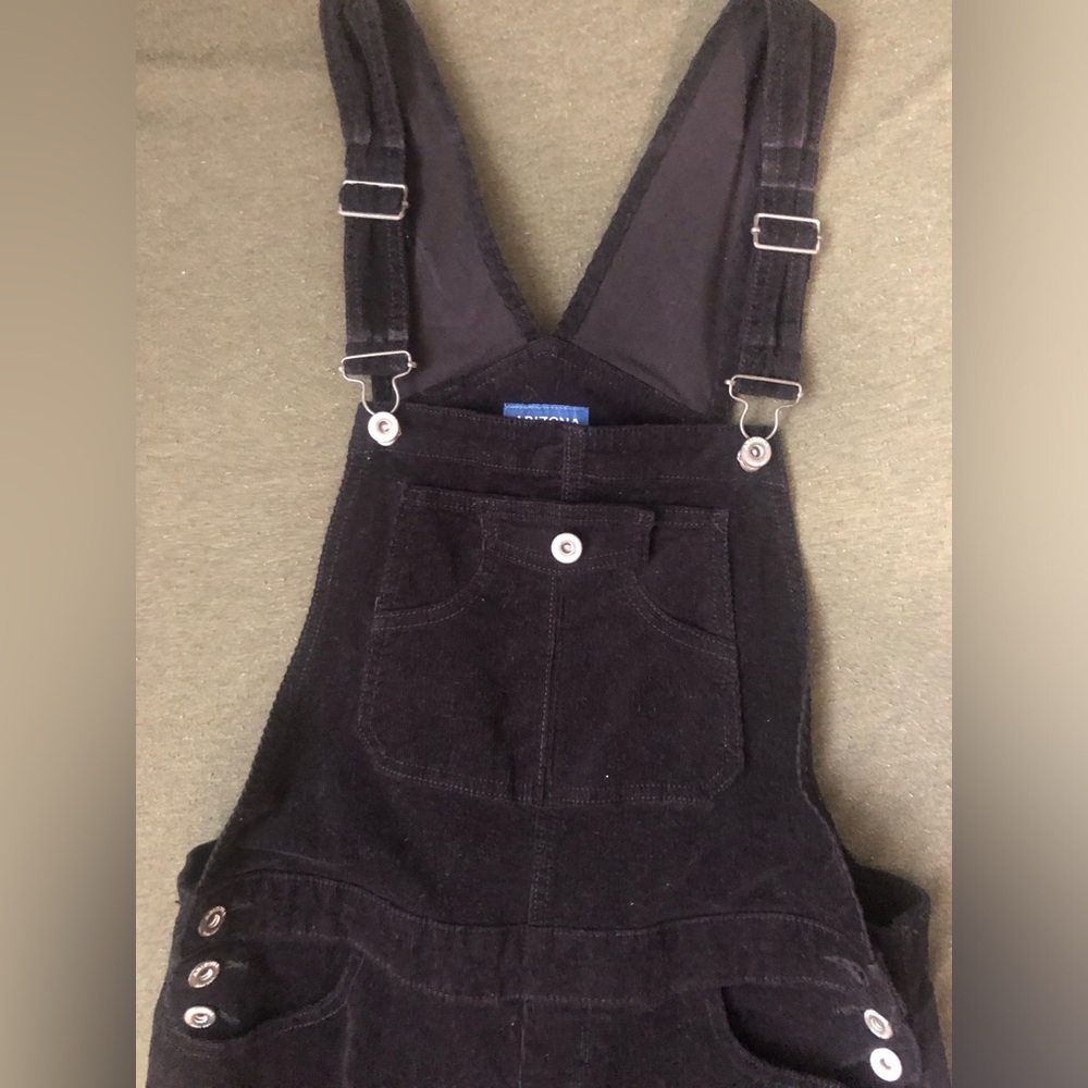 Black overalls